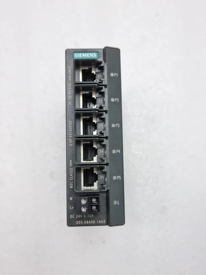 Siemens 6GK5005-0BA00-1AA3 SCALANCE X005 SimaticNet Industrial Ethernet Switch
